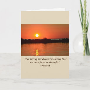 Denken Sie an Ihre Ermutigung Karte