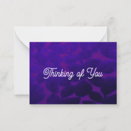 Denken Sie an Ihre flache Note Card Mitteilungskarte