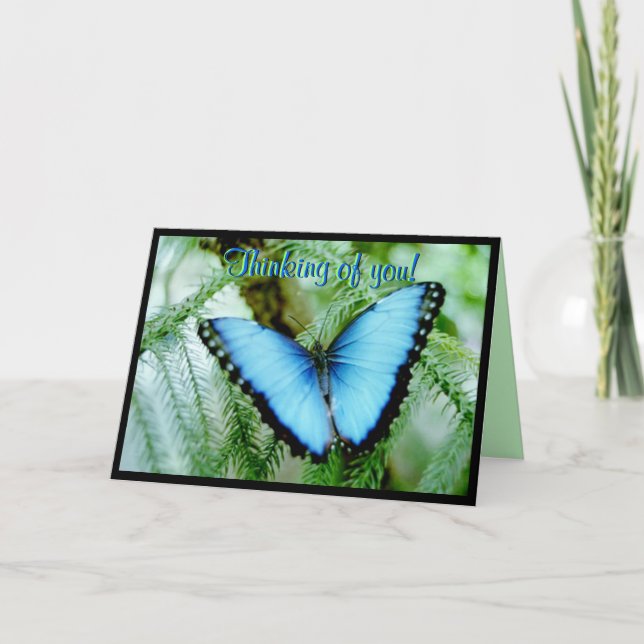 Denken Sie an Ihre Grußkarte Karte (Vorderseite)