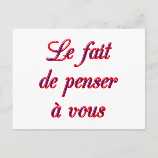 Denken Sie an Ihre Karte (Vorderseite)