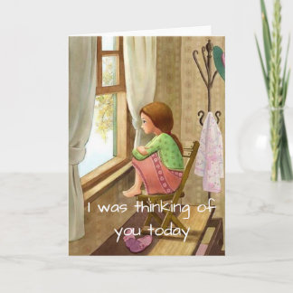 Denken Sie an Ihre Karte, Ermutigung, Beileid Karte