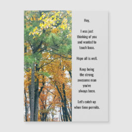 Denken Sie an Ihre Magnetkarte