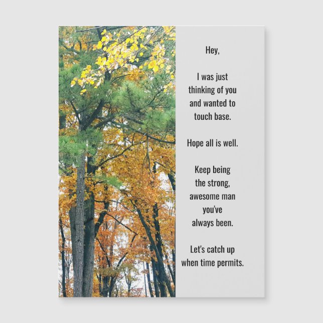 Denken Sie an Ihre Magnetkarte (Vorderseite)