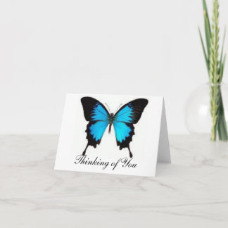 Denken Sie an Ihre Notecard Karte
