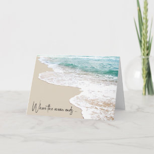 Denken Sie an Ocean Beach Karte