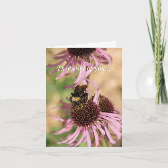 Denken Sie an "On Black Mit Augen Susan Pano" Karte (Vorderseite)