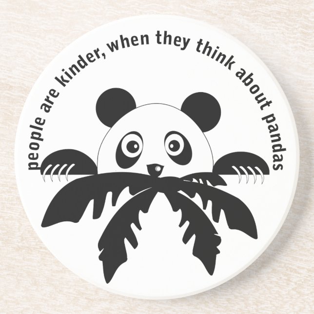 Denken Sie an Pandas Untersetzer (Vorne)