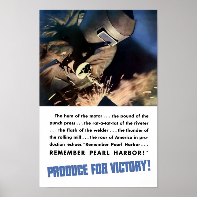 Denken Sie an Pearl Harbor! Produzieren Sie für de Poster (Vorne)