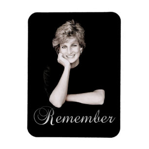 Denken Sie an Princess Diana Magnet