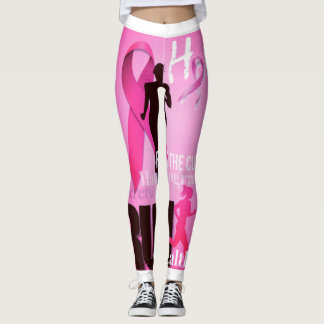 Denken Sie an rosa Brustkrebs Leggings