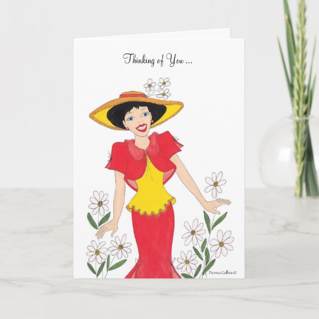 Denken Sie an Rot und Gelb Karte (Vorderseite)