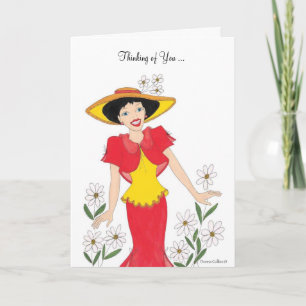 Denken Sie an Rot und Gelb Karte