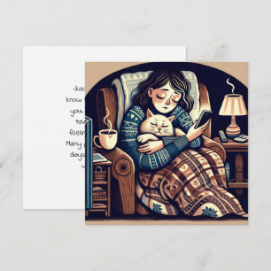 Denken Sie an Sie   Chronisch Ill Friend Karte