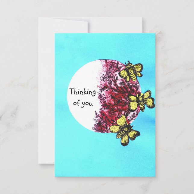 Denken Sie an Sie Dankeskarte (Vorderseite)