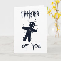 Denken Sie an Sie - Funny Halloween Voodoo Doll