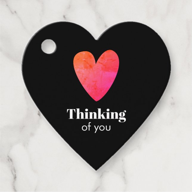 Denken Sie an Sie Geschenkanhänger (Vorderseite)