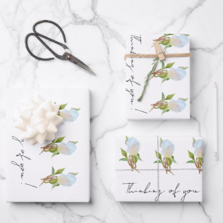 Denken Sie an Sie! Geschenkpapier Set