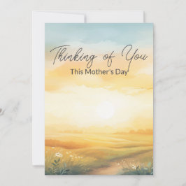 Denken Sie an Sie heute Muttertagskarte Karte