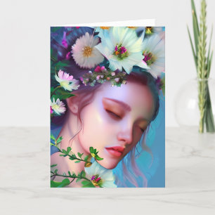 Denken Sie an Sie   Hübsch Fairy Karte