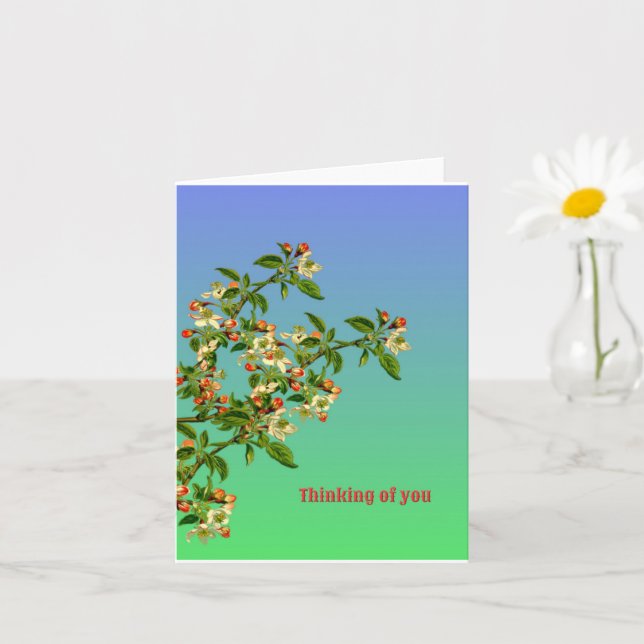 Denken Sie an Sie Karte (Kleine Pflanze)