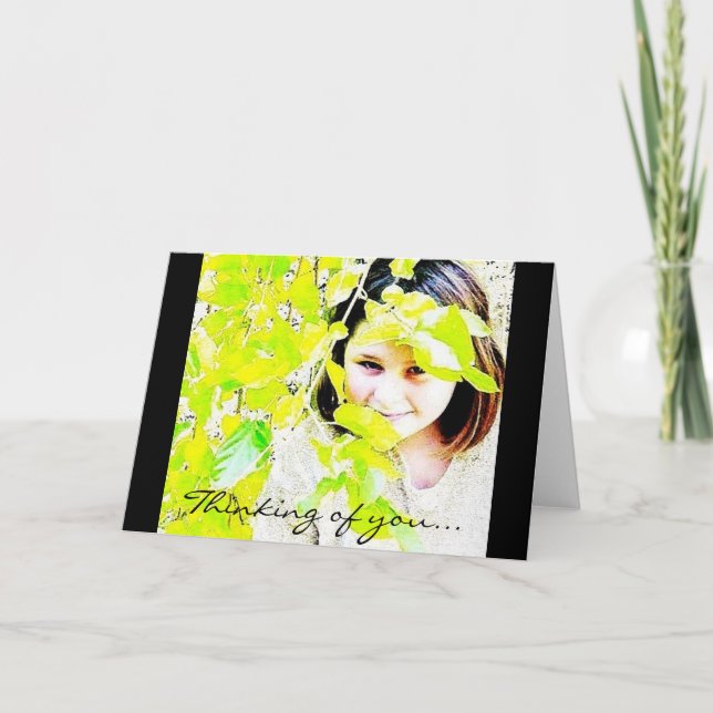 Denken Sie an Sie... Karte (Vorderseite)