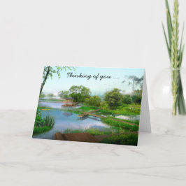 Denken Sie an Sie Karte