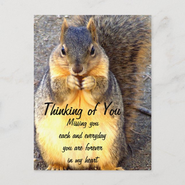 Denken Sie an Sie, Miss You_ Postcard Postkarte (Vorderseite)