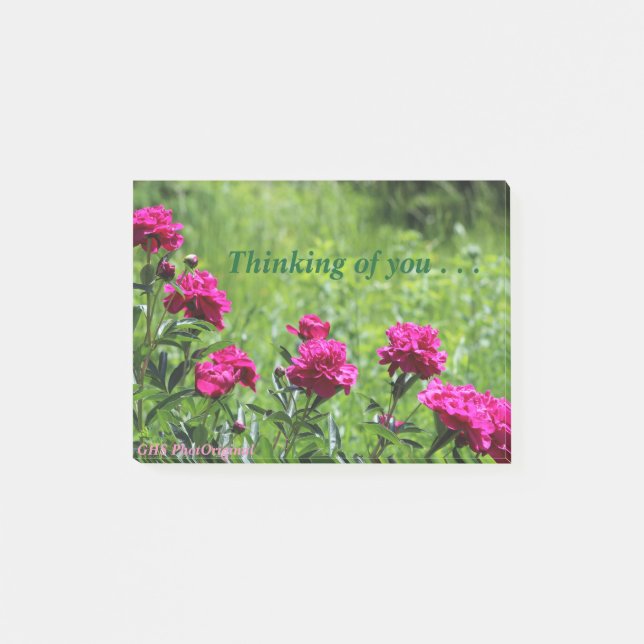 Denken Sie an Sie Post-it Klebezettel (Vorderseite)