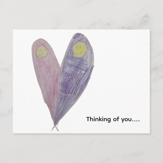 Denken Sie an Sie Postkarte (Vorderseite)