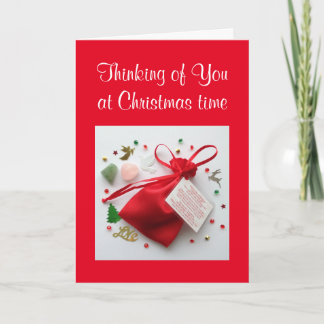 Denken Sie an Sie zu Weihnachten Sympathy Card