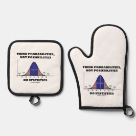 Denken Sie an Wahrscheinlichkeiten, nicht an mögli Ofenhandschuh & Topflappen-Set