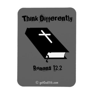Denken Sie anders an gotGod316.com Bibel Magnet