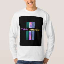 "Denken Sie anders "lange Ärmel T - Shirt