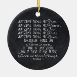 Denken Sie auf diese Sache-christlichem Keramik Ornament
