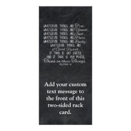 Denken Sie auf diese Sache-christlichem Werbekarte