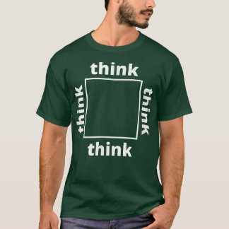Denken Sie außerhalb der Box Funny Teacher Motivat T-Shirt