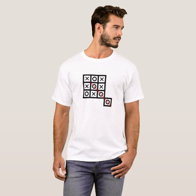 denken Sie außerhalb der Box Tac Toe extra clev cl T-Shirt (Vorne ganz)