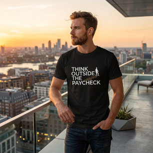 "Denken Sie außerhalb der Paycheck" Erfolgsmessede Tri-Blend Shirt