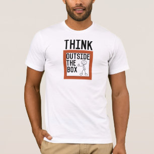 Denken Sie außerhalb des Kästchens Inspirierend T-Shirt
