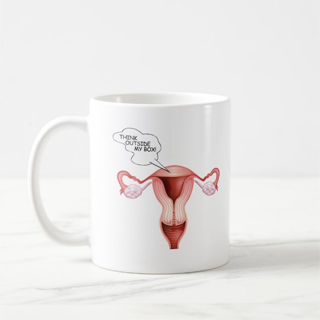 DENKEN SIE AUSSERHALB MEINES KASTENS -- KAFFEETASSE (Links)