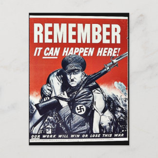 Denken Sie daran, dass es hier passieren kann Postkarte