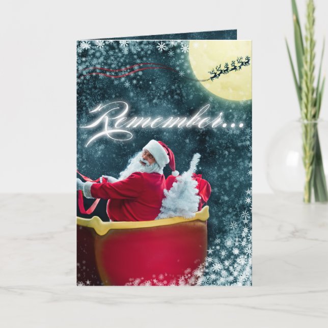 Denken Sie daran... Feiertagskarte (Vorderseite)