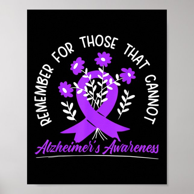 Denken Sie daran, für diejenigen, die nicht Blume  Poster (Vorne)