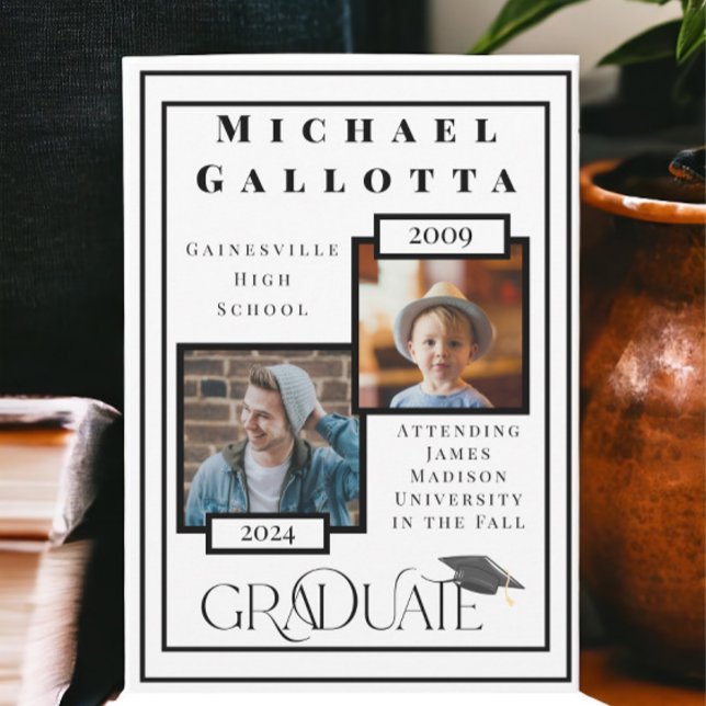 Denken Sie daran, wenn 2 Foto Graduate Fakten Ankü Einladung (Von Creator hochgeladen)