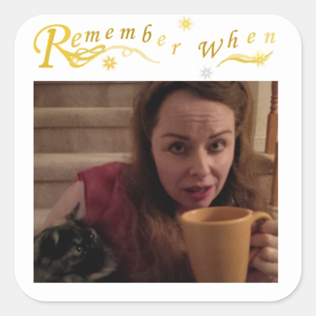 Denken Sie daran, wenn der Aufkleber am Runden Ran (Vorderseite)