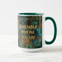 Denken Sie daran, wer Sie sind-15 oz Tasse