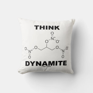 Denken Sie Dynamit (chemisches Kissen