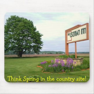 Denken Sie Frühling - Mausunterlage Mousepad