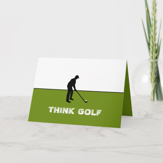 Denken Sie Golf, Pro Golf Karte (Vorderseite)