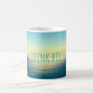 DENKEN SIE GROSSE OZEAN-FOTO-TASSE KAFFEETASSE